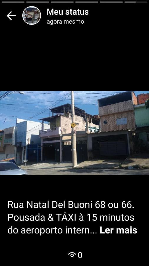 Hostel Familia Quartos Privado Proximo Aeroporto Int Guarulhos Sp Taxi 24 Hrs מראה חיצוני תמונה