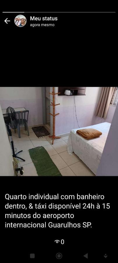 Hostel Familia Quartos Privado Proximo Aeroporto Int Guarulhos Sp Taxi 24 Hrs מראה חיצוני תמונה